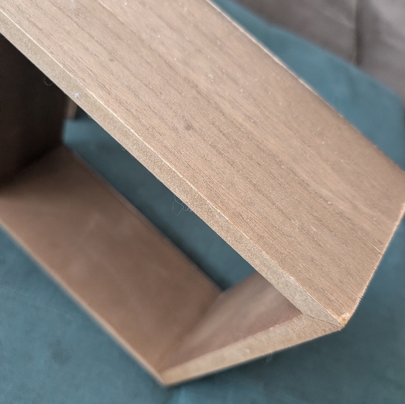 Set of 3 Grey Taupe Brown Square Nesting Boxes Shelves 12" - Picture 7 of 10